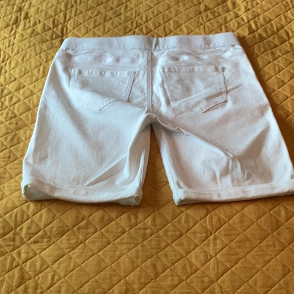 Women's White Denim Shorts